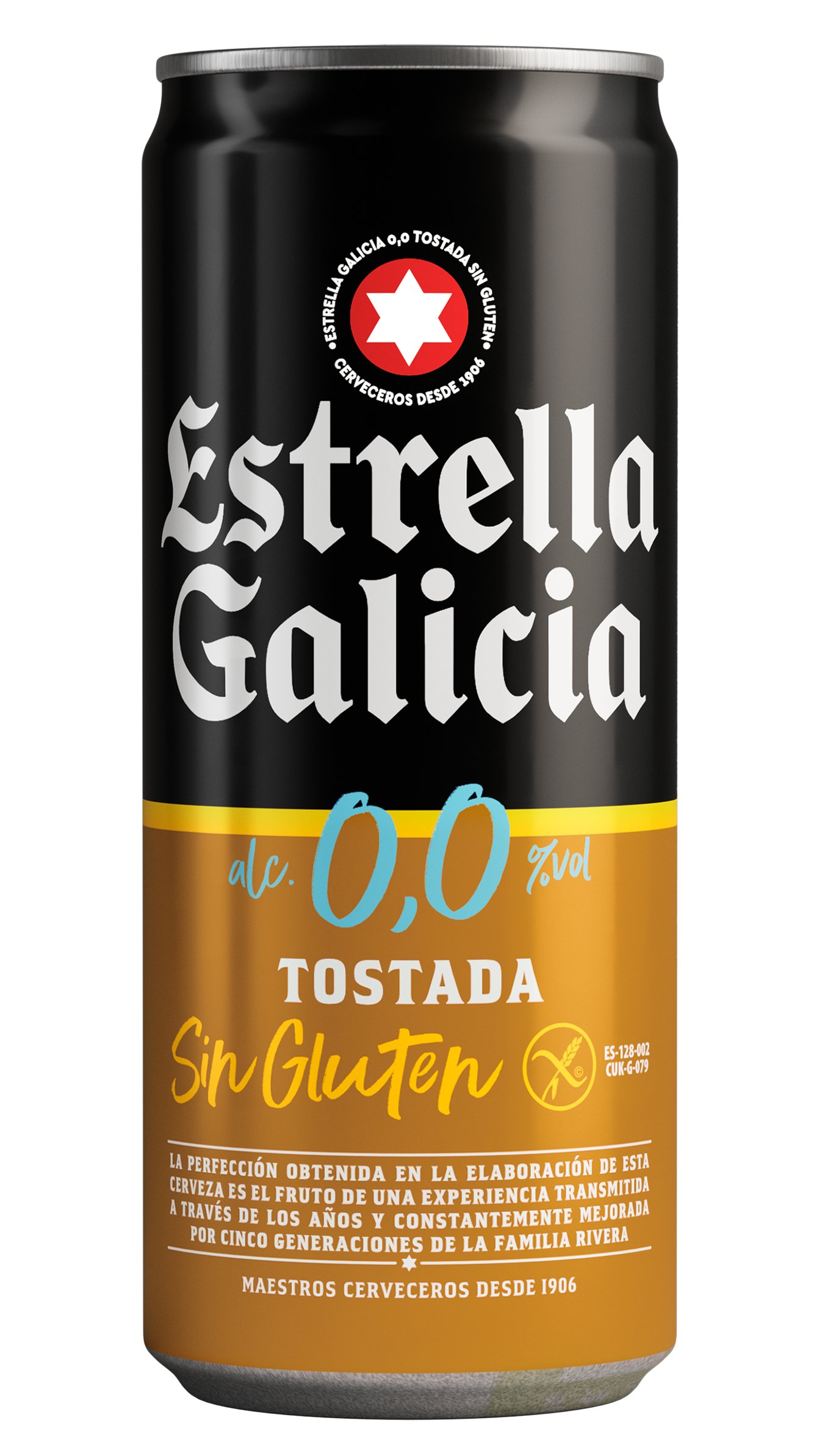 Estrella Galicia 00 TOSTADA Sin Gluten