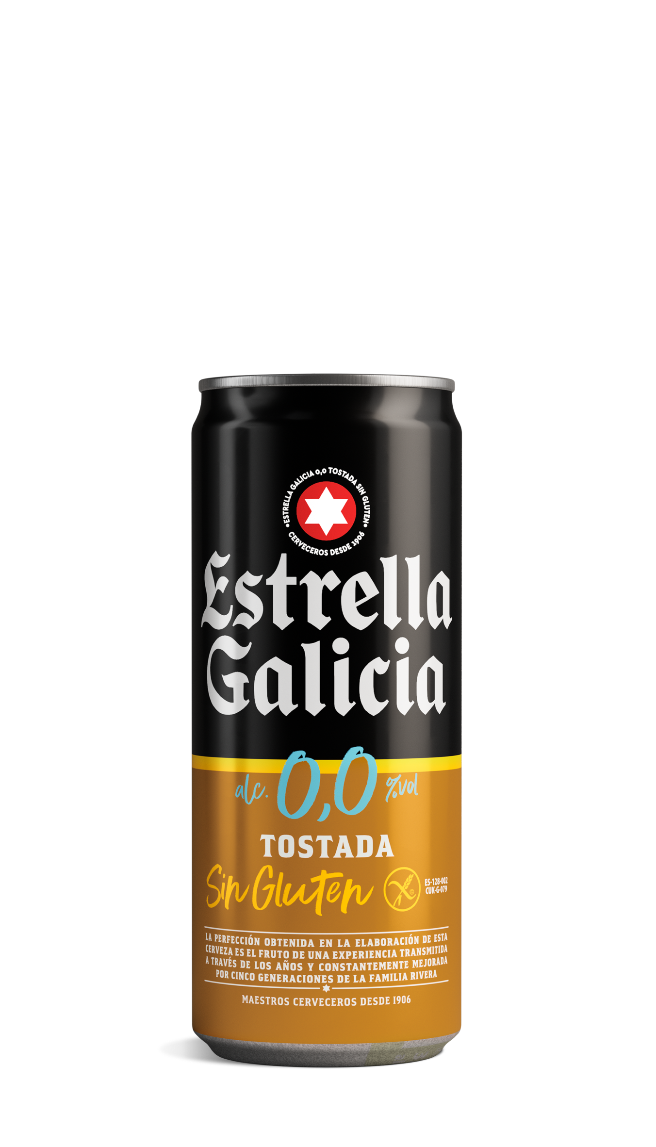 Estrella Galicia 0,0 TOSTADA Sin Gluten