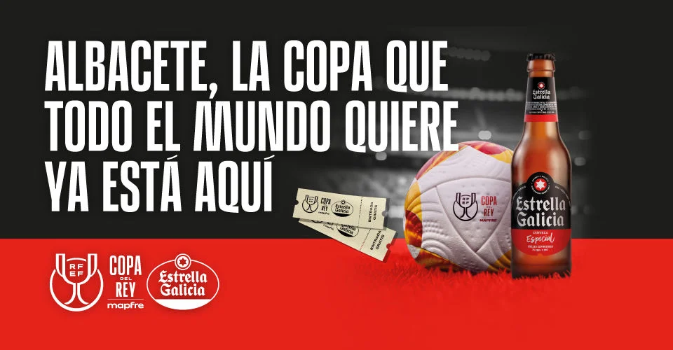 Estrella Galicia | Sorteo Copa del Rey - Hero Desktop