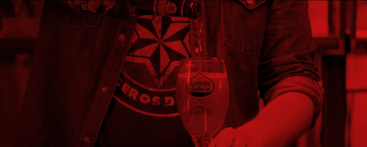 cerveza en rojo