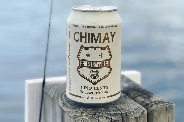chimay cerveza trapense en lata