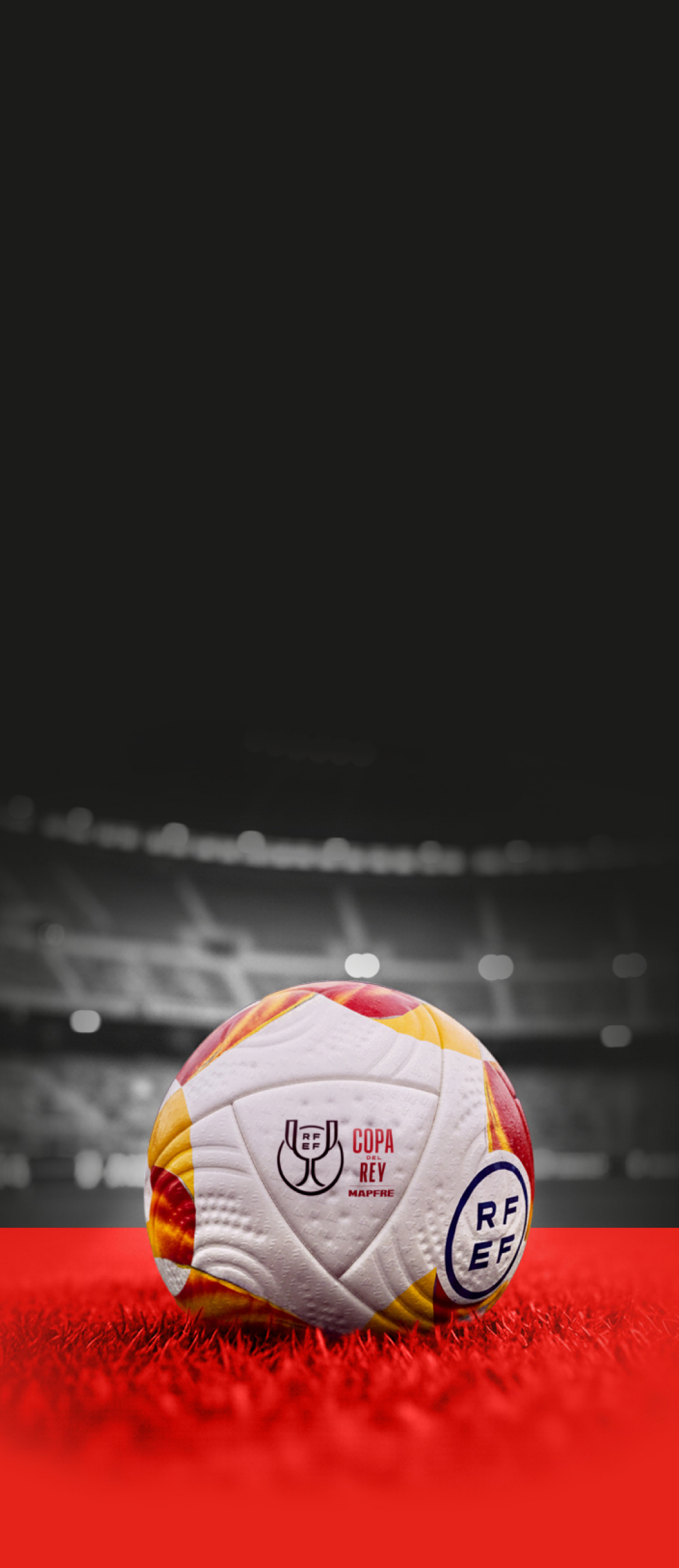 Balón Copa del Rey background desktop - Estrella Galicia