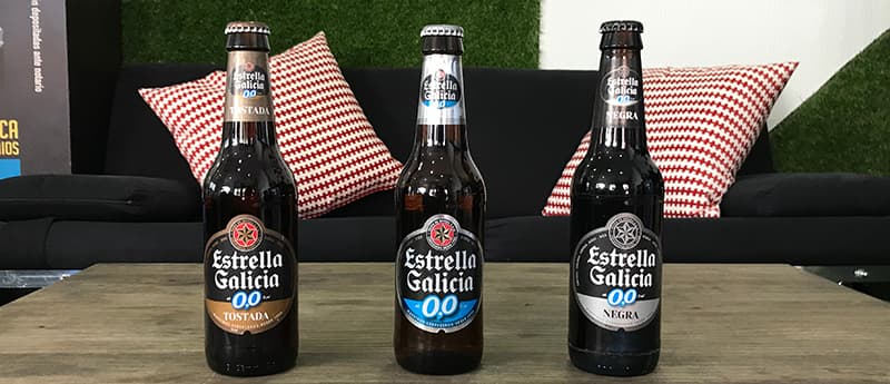Cervezas Estrella Galicia sin alcohol