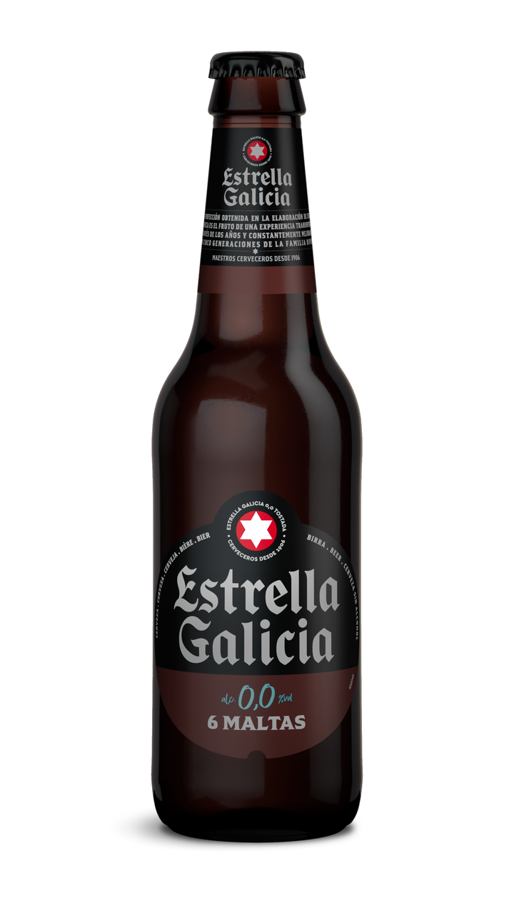 Botella Estrella Galicia 0,0 6 Maltas