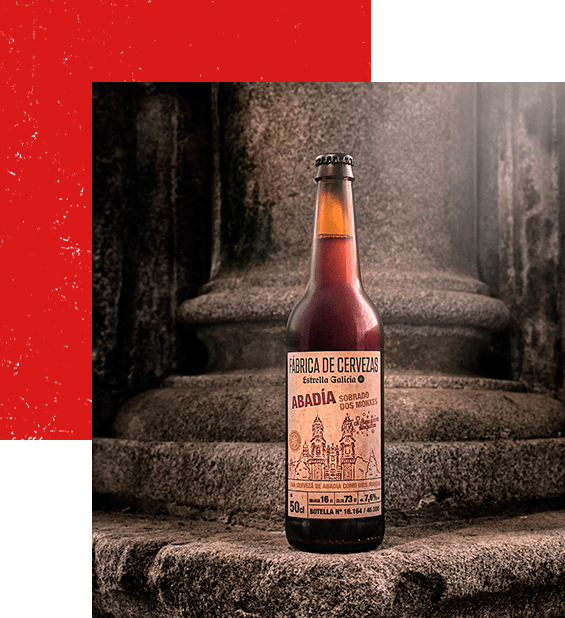 Botella de cerveza Fábrica de Cervezas Abadía dos Monxes
