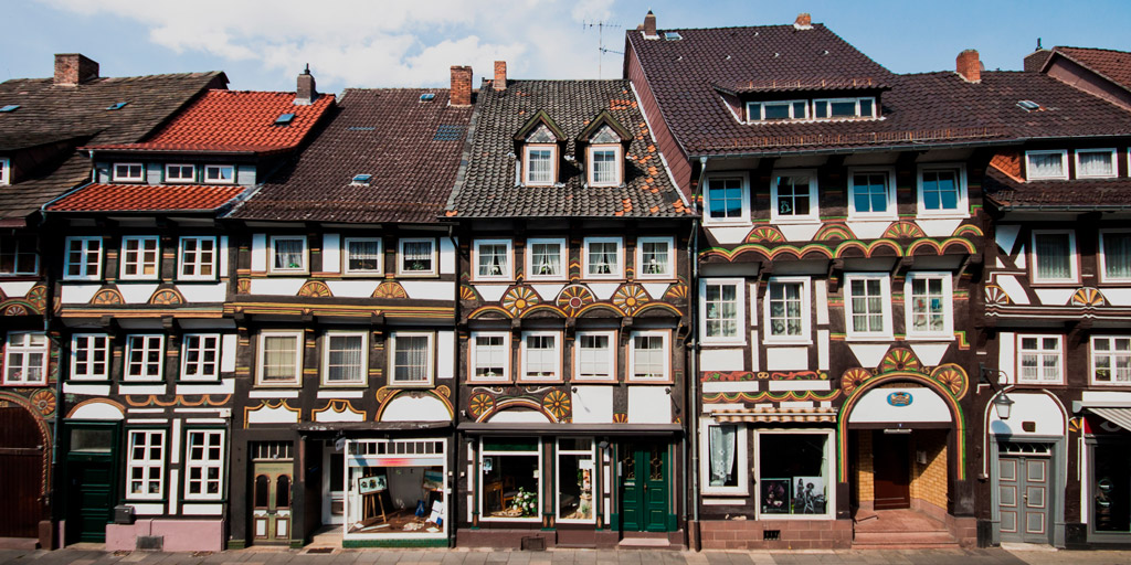 Panorámica de edificios en Einbeck