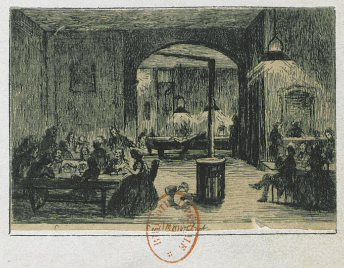 Cabaret Andler-Keller de Gustave Courbet