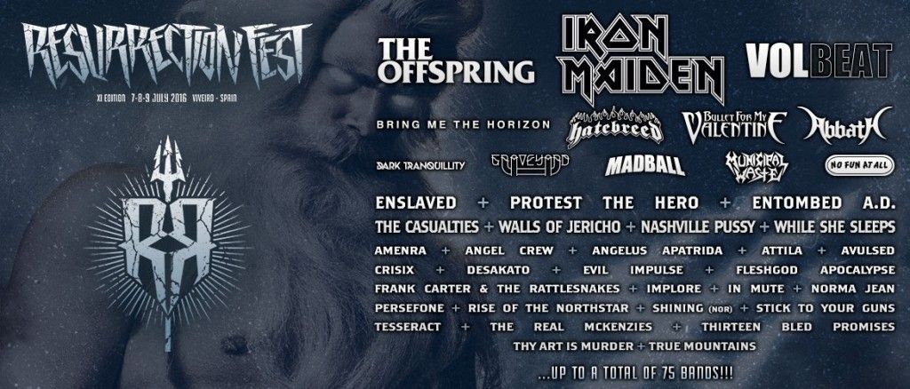 Este año ¡Iron Maiden estará en el Resurrection Fest 2016!